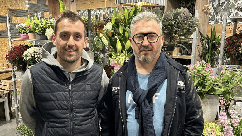Les nouveaux propriétaires des boutiques les Fleuristes de la Bijude et de Colombelles.